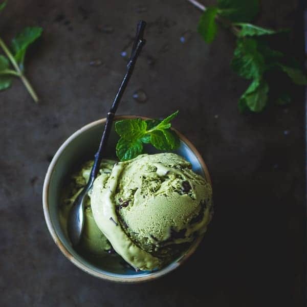 Matcha Mint Chocolate Chunk Ice Cream