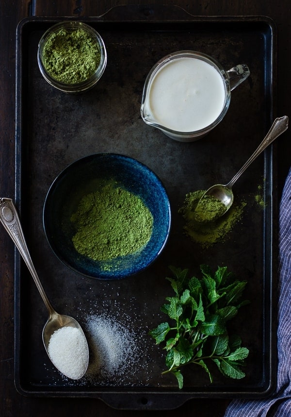 Matcha Mint Chocolate Chunk Ice Cream