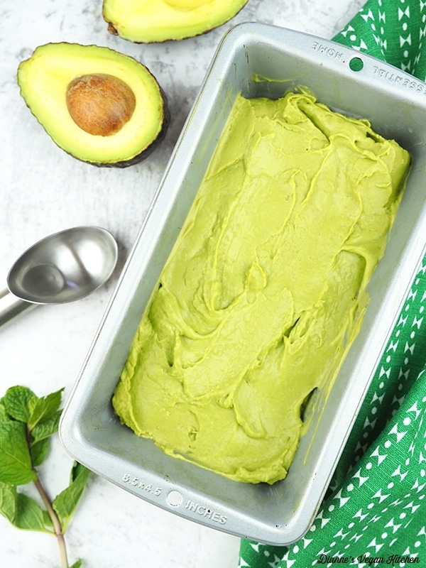 Vegan Matcha Avocado Ice Cream