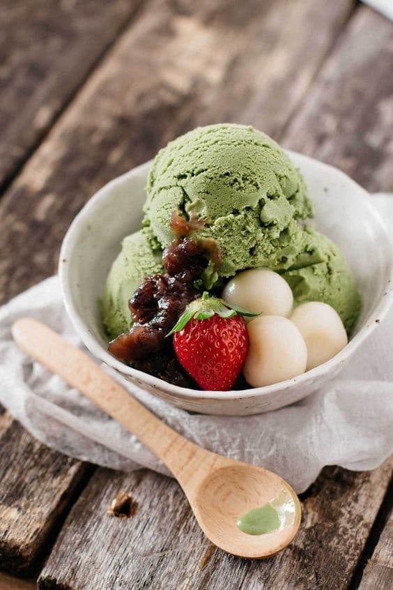 Matcha ice cream