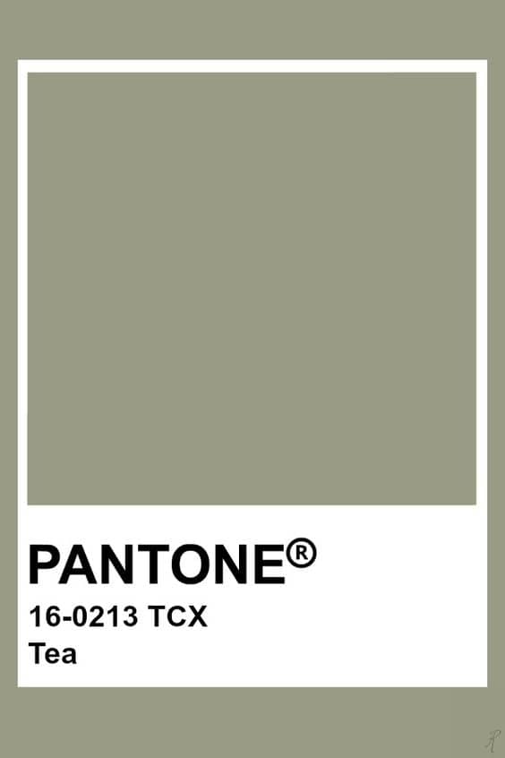 tea pantone