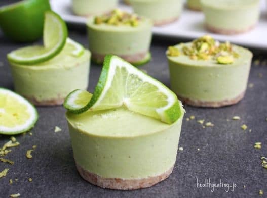 No Bake Chocolate Matcha Cheesecake