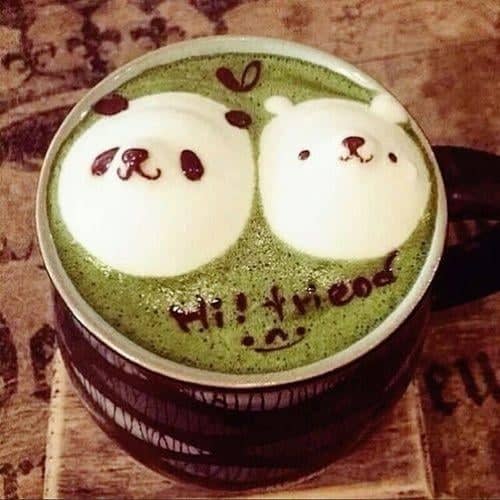 Matcha Latte Art 